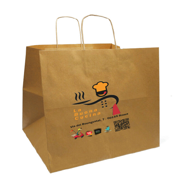 50 Shopper cordino Take away Pizza personalizzate