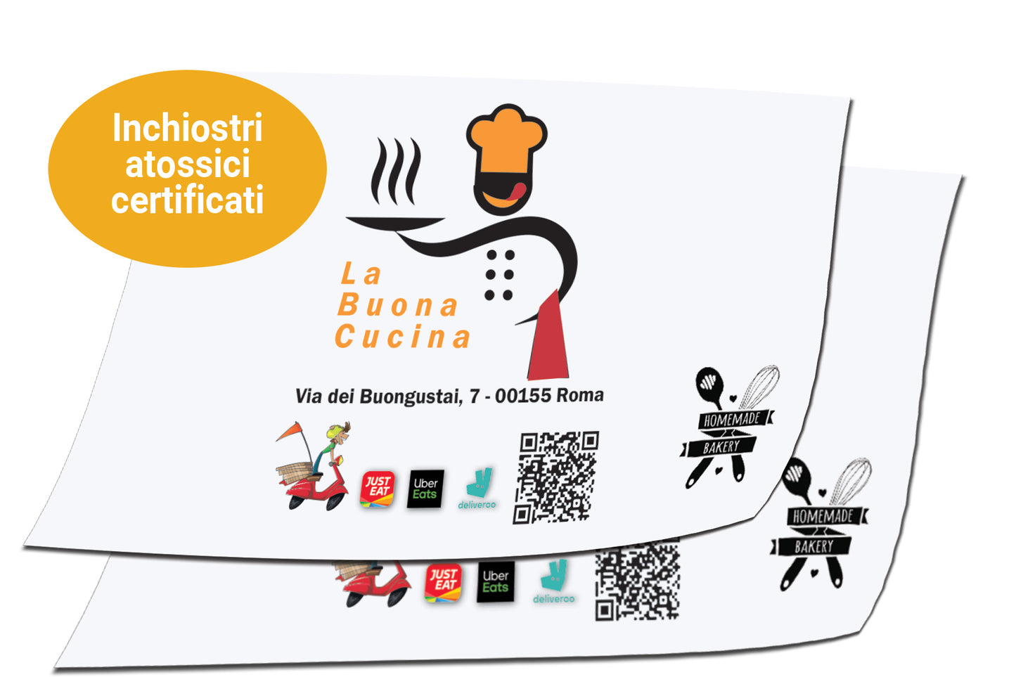 1000 Tovagliette sottopiatto personalizzate