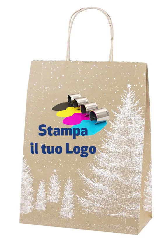 100 Shopper Albero Natale personalizzate