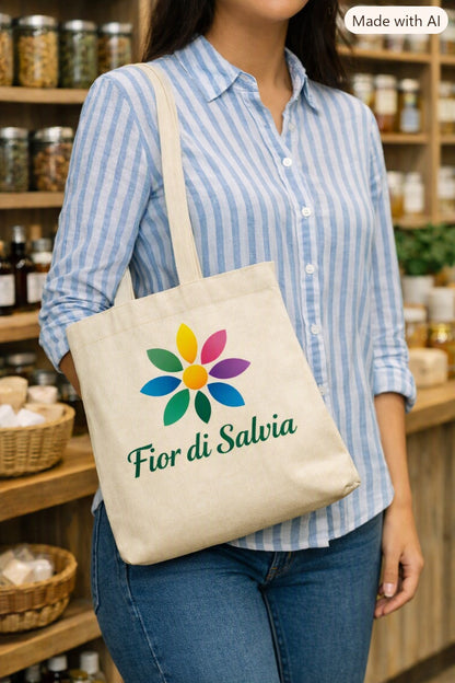 100 Shopper personalizzate in cotone riciclato