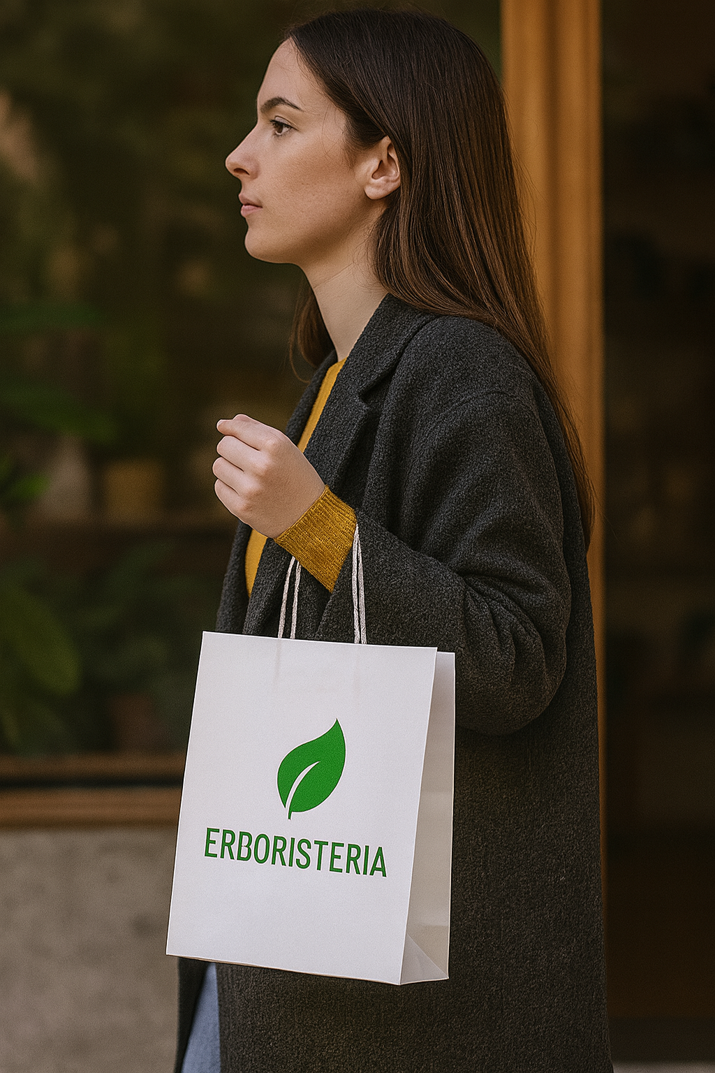 300 Shopper cordino riciclate 18x24+8