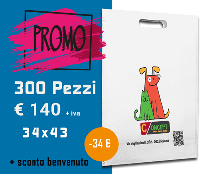 300 Shopper TNT 34x43 personalizzate