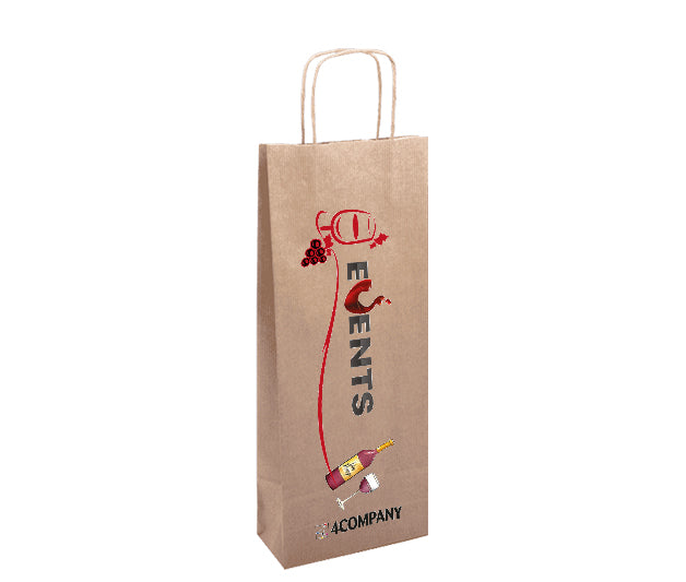 100 Shopper Enoteca cordino riciclate personalizzate