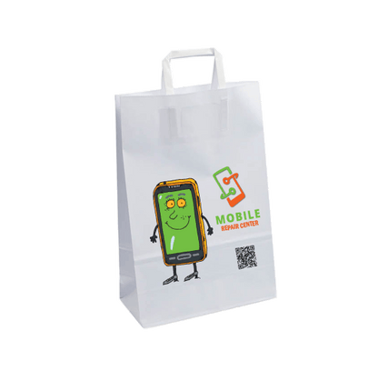 100 Shopper Piattina eco personalizzate