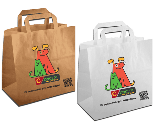 100 Shopper Food Take away personalizzate