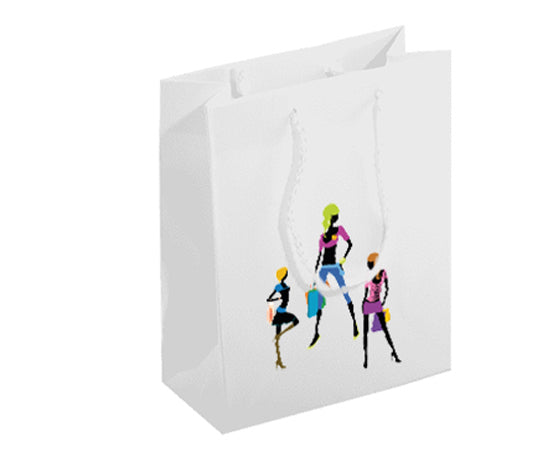 100 Shopper lusso bianche personalizzate