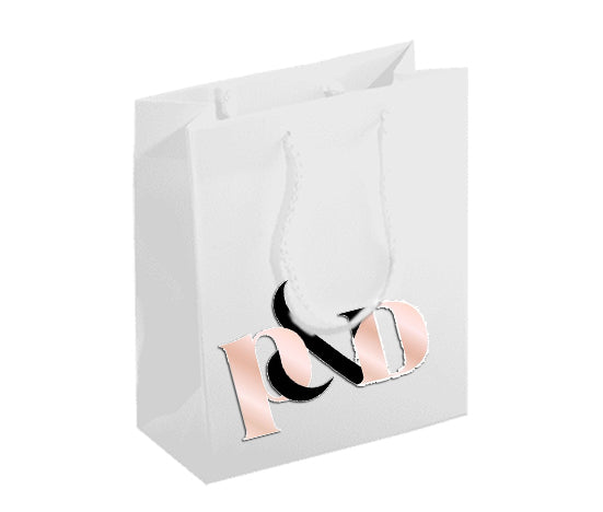 100 Shopper lusso bianche personalizzate