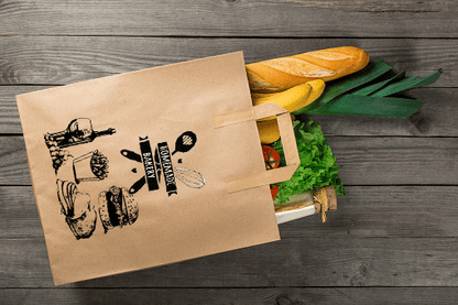 100 Shopper ultrapiatta personalizzate